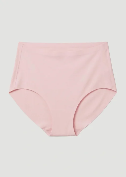 Conturve Blush Pink High Waist Seamless Bonded Brief Underwear - 2XL Image 1