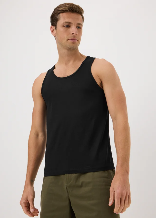 3 Pack Black Vests