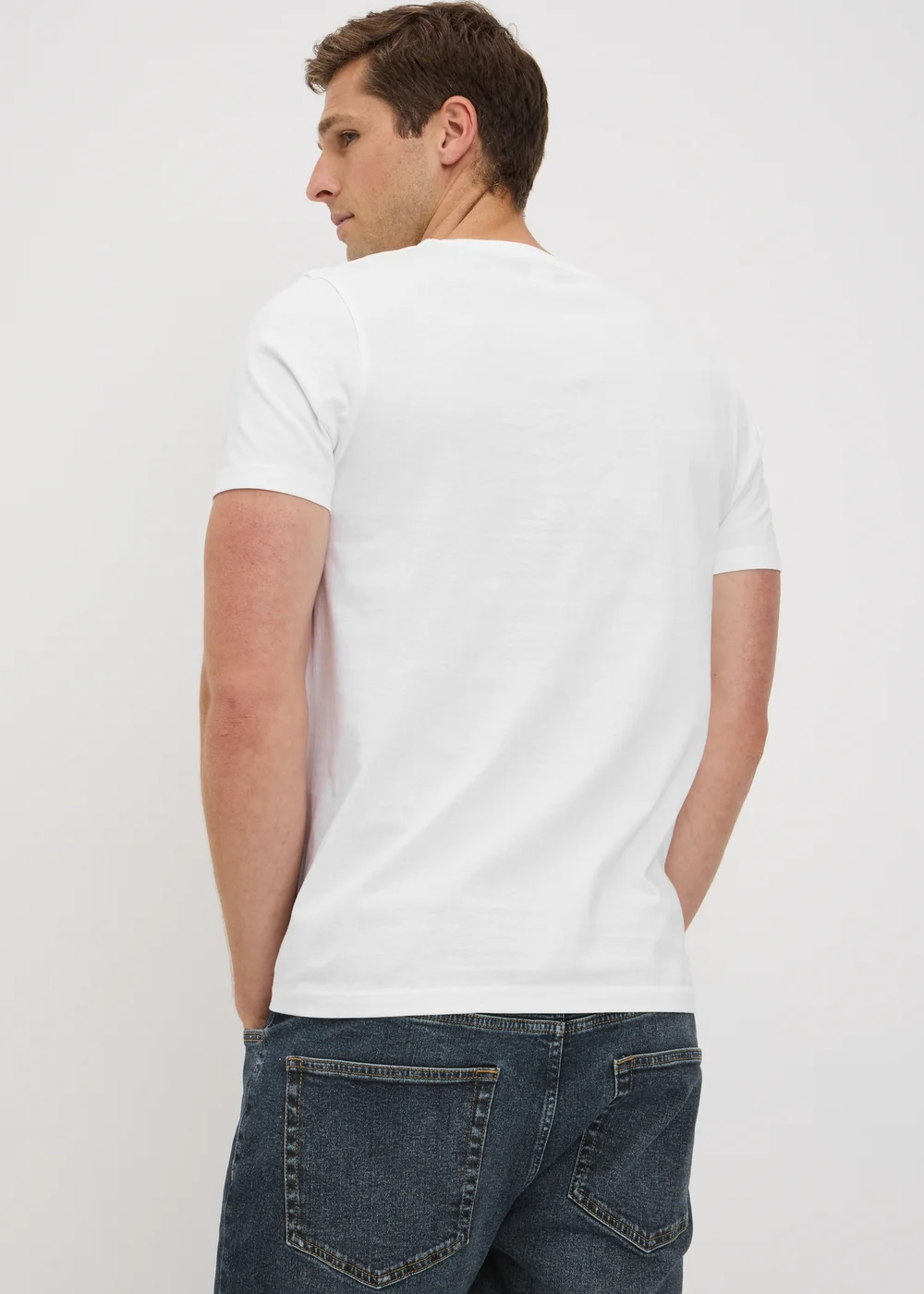 3 Pack White Short Sleeve Vests - S Image 3