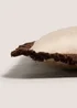 Light Brown Fringe Cushion Image 2