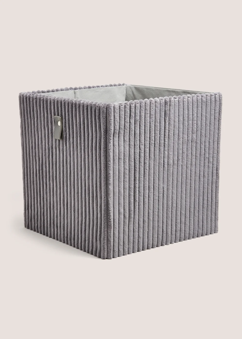 Grey Cord Foldable Storage Box Image 1