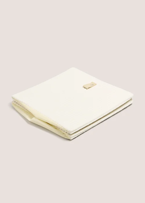 Cream Cord Foldable Storage Box Image 2