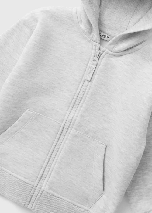 Boys Grey Zip Through Jacket (1-8 Yrs) - 1-1.5 Yrs Image 2
