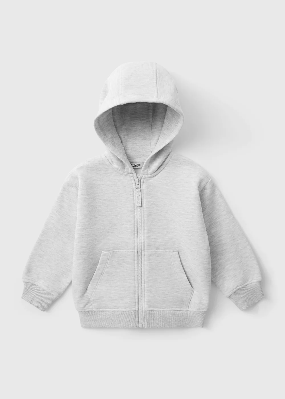 Boys Grey Zip Through Jacket (1-8 Yrs) - 1-1.5 Yrs Image 1