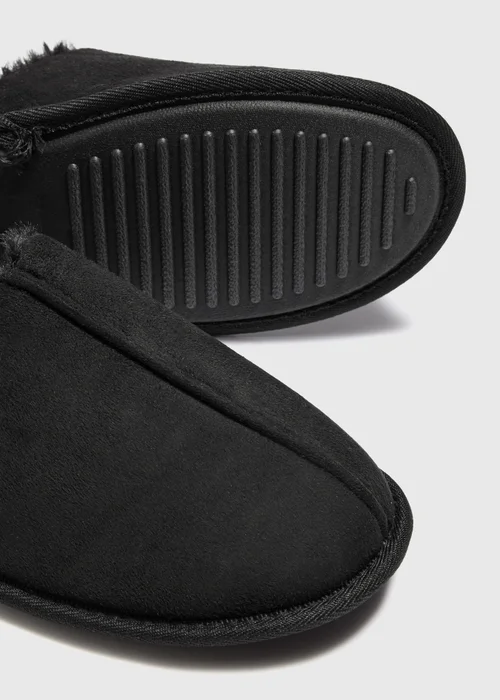 Black Mule Snug Slippers - 6 Image 2