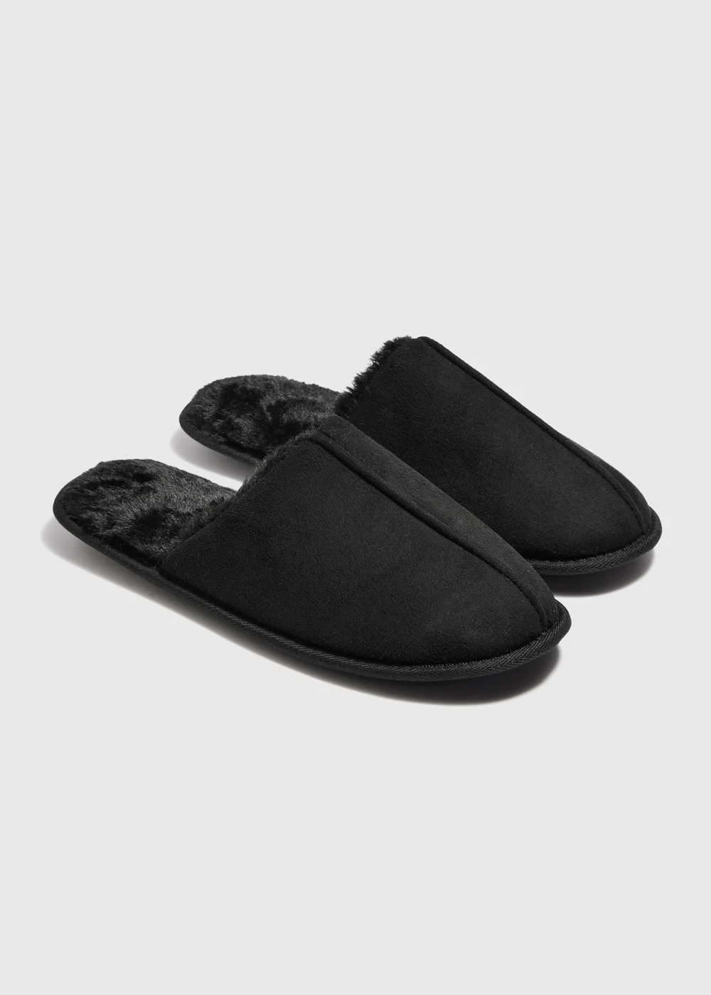 Black Mule Snug Slippers - 6 Image 1