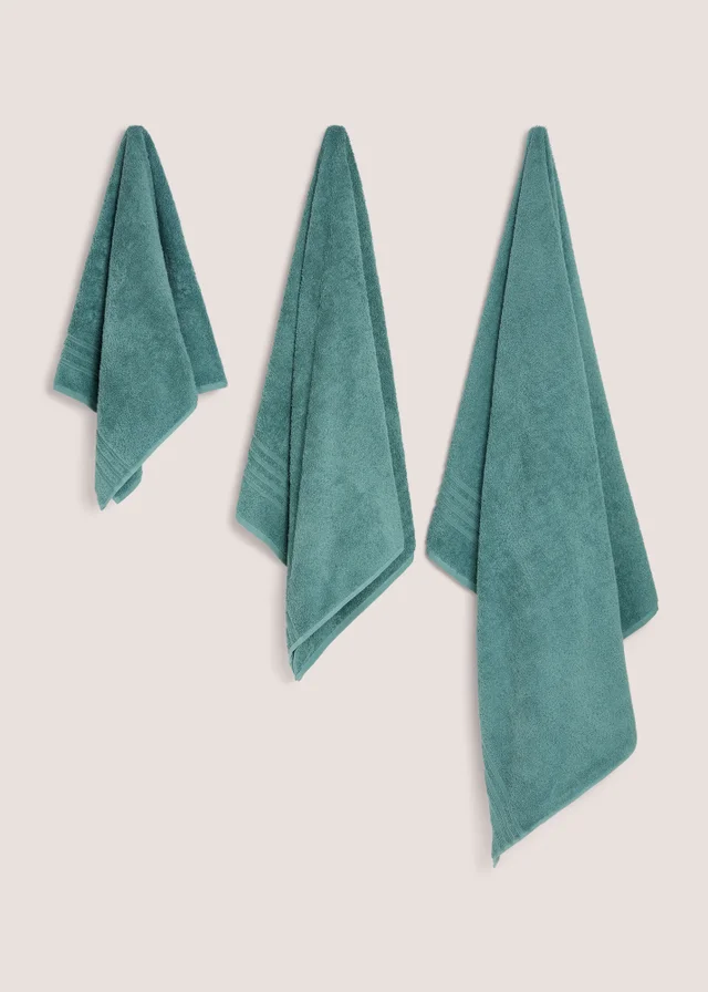 Teal 100% Egyptian Cotton Towels
