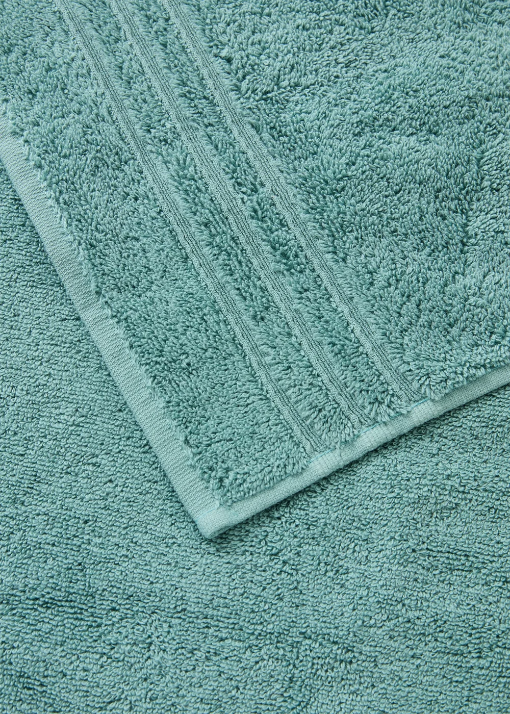 Teal 100% Egyptian Cotton Towels - Hand Towel Image 3