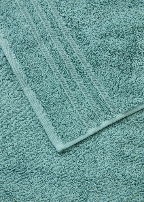 Teal 100% Egyptian Cotton Towels - Hand Towel Image 3