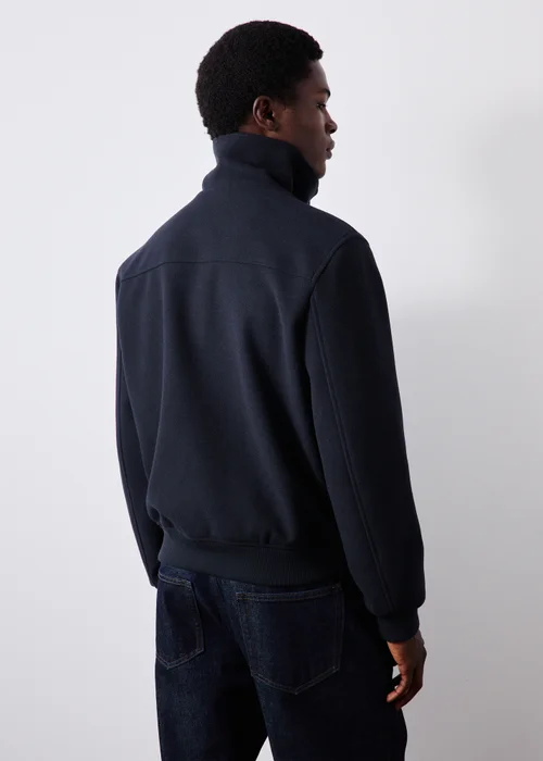 Navy Funnel Neck Bomber Jacket - XS Image 1