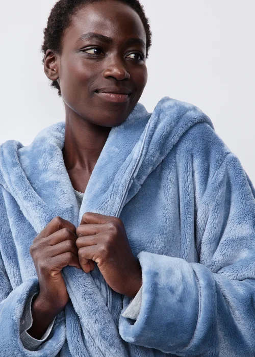 Light Blue Dressing Gown - M Image 3