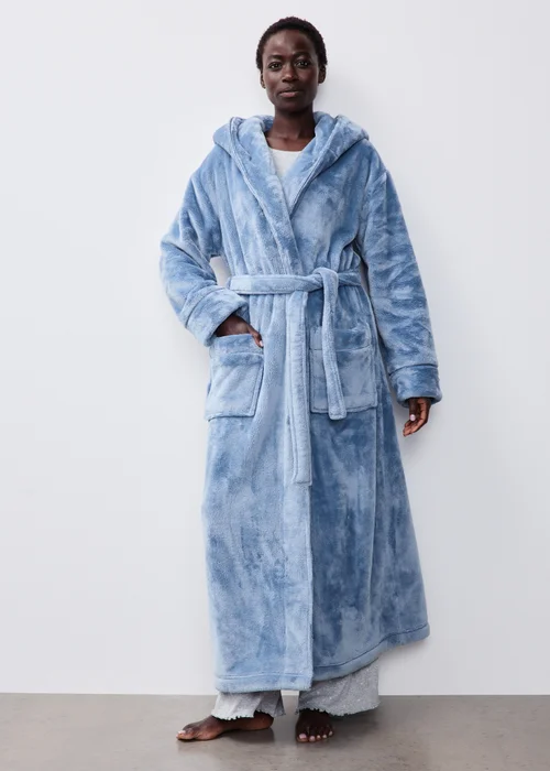 Light Blue Dressing Gown - M Image 1