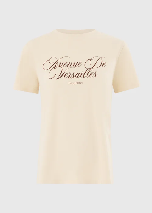 Cream Avenue Graphic T-Shirt - XS Image 5
