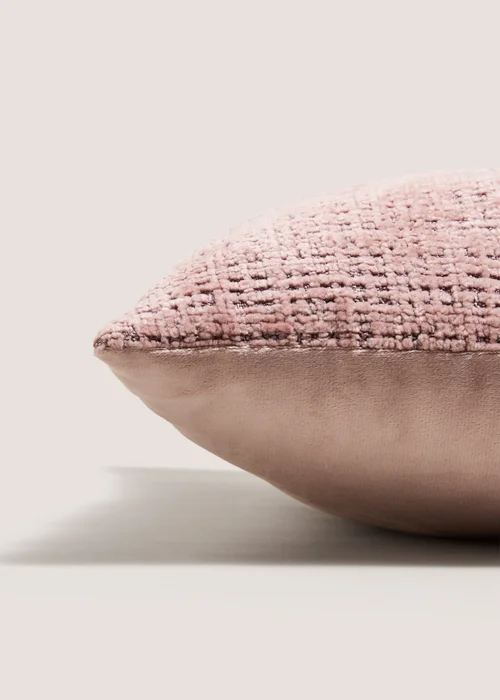 Mauve Textured Cushion Image 2