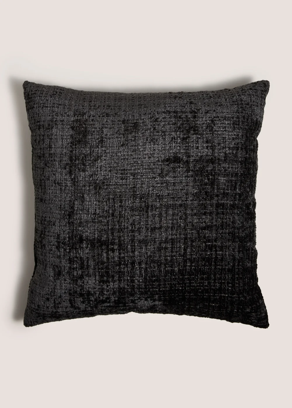 Black Textured Cushion Image 1