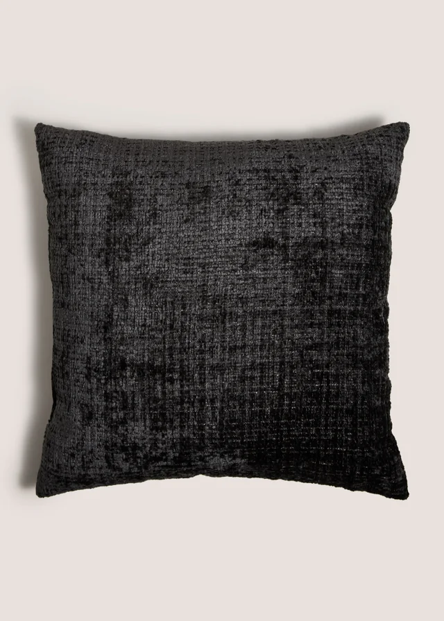 Black Textured Cushion