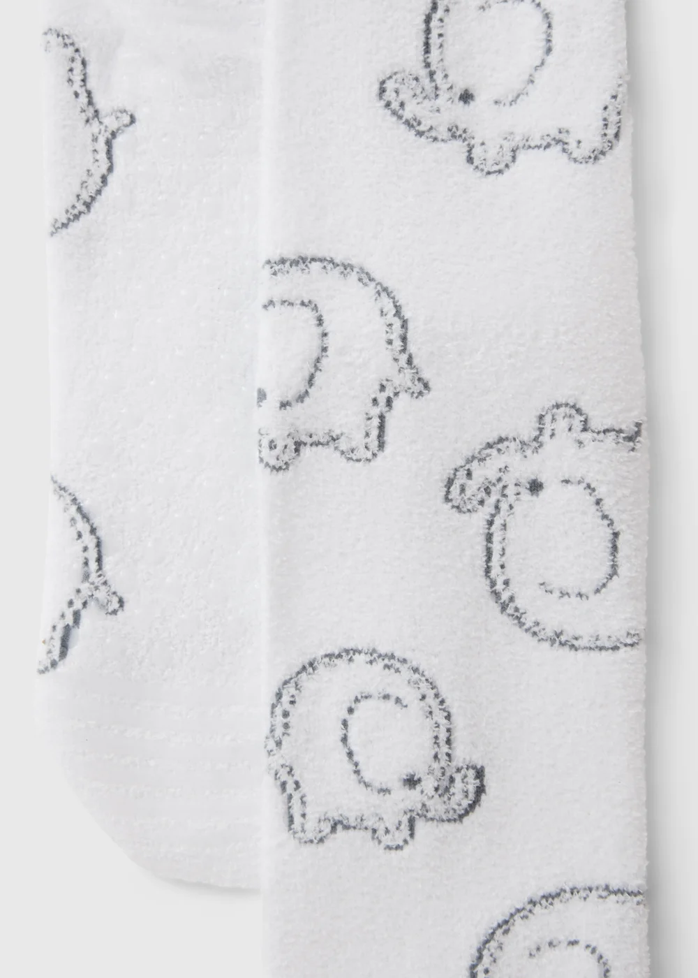 Alder Hey Adults White Cosy Socks - 9-12 Image 3