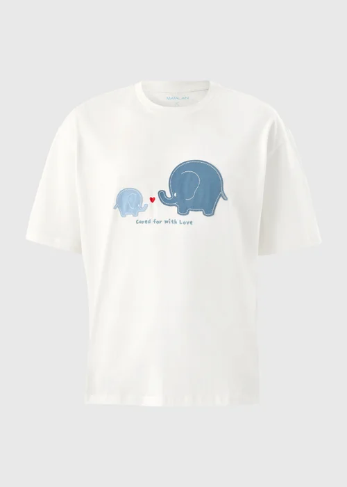 Alder Hey Adults White Graphic T-Shirt - XS Image 6