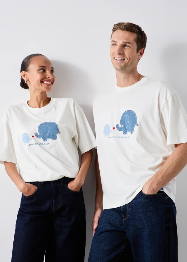 Alder Hey Adults White Graphic T-Shirt