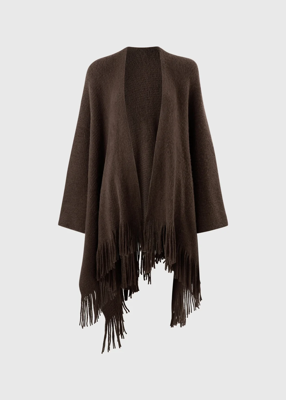 Chocolate Brown Basic Shawl - One Size Image 1
