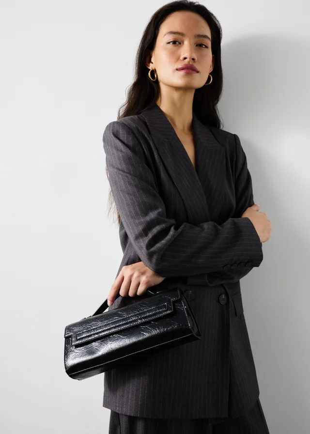 Black Clutch Cross Body Bag