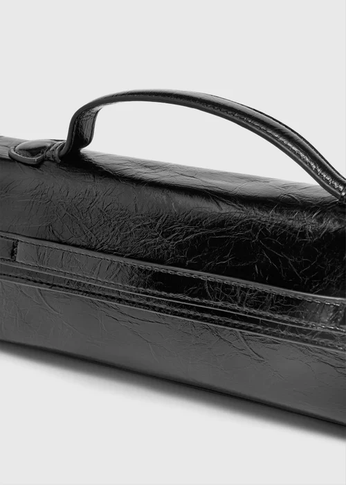 Black Clutch Cross Body Bag - One Size Image 2