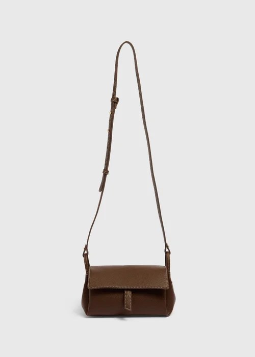 Brown Cross Body Bag - One Size Image 1