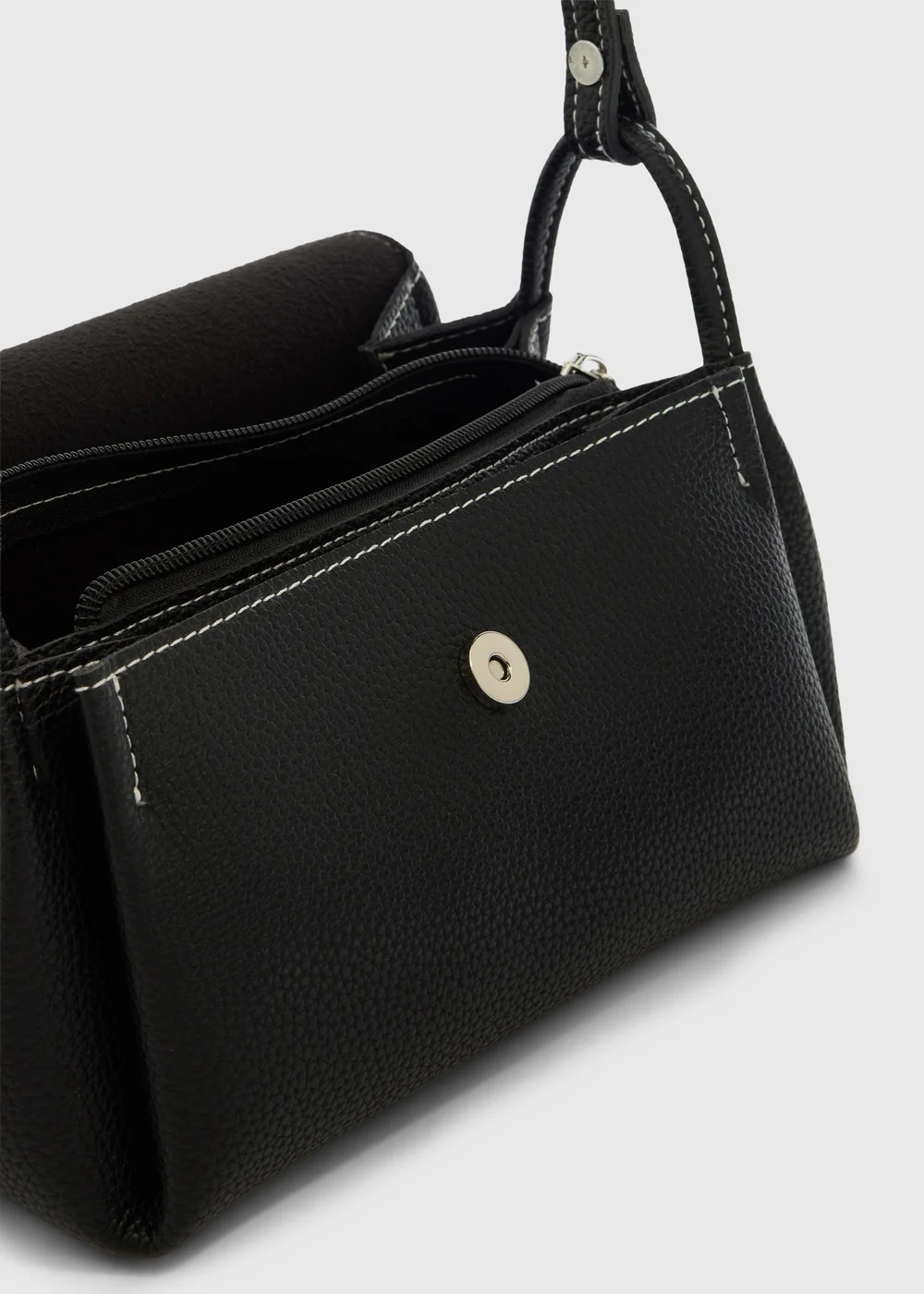 Black Cross Body Bag - One Size Image 2