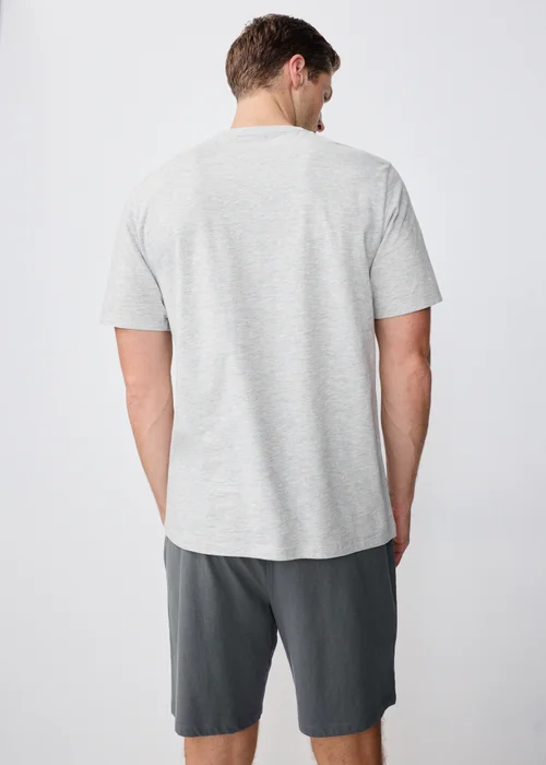 Grey Short & T-Shirt Pyjama Set - XS Image 2