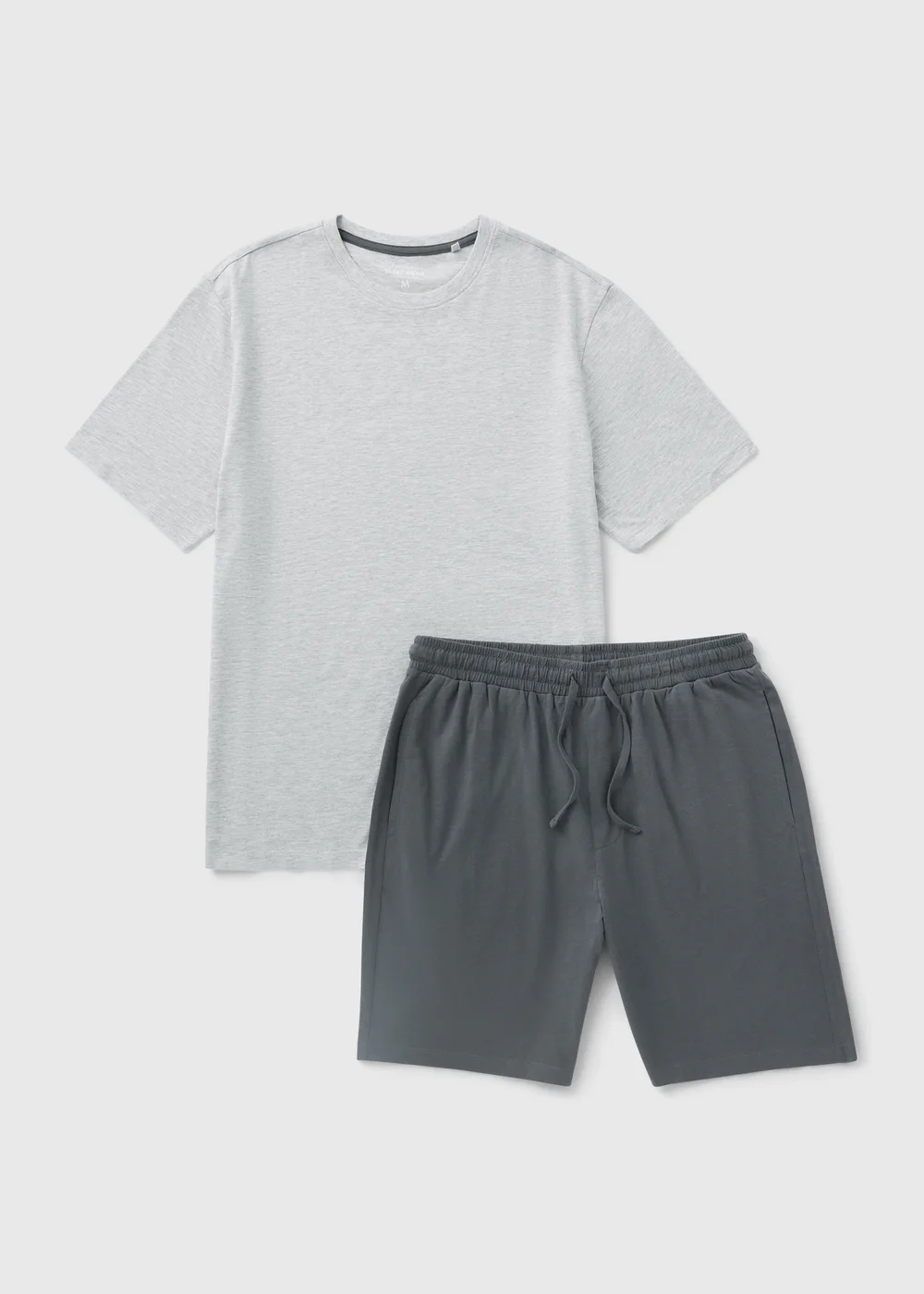 Grey Short & T-Shirt Pyjama Set - XS Image 4