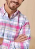 Cotton Traders Signature Lilac Long Sleeve Oxford Shirt - M Image 2
