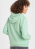 Cotton Traders Light Aqua Cotton Hooded Zip Through Sweat Top - 2XL Image 4