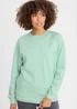 Cotton Traders Light Aqua Cotton Sweatshirt - 2XL Image 1