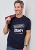 Cotton Traders Dark Blue Printed T-Shirt - 4XL Image 1
