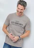 Cotton Traders Grey Printed T-Shirt - 5XL Image 2