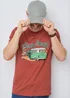 Cotton Traders Red Printed T-Shirt - 4XL Image 3