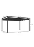 Outsunny Black Metal Outdoor Pergola (4 x 3m) - One Size Image 3