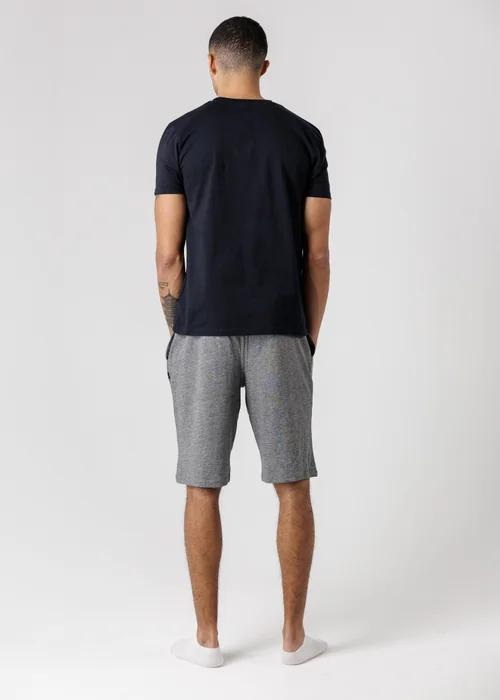 Tokyo Laundry Black Crew Neck Logo T-Shirt & Shorts Pyjama Set - M Image 2