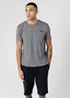 Tokyo Laundry Grey Crew Neck Logo T-Shirt & Shorts Pyjama Set - XL Image 1