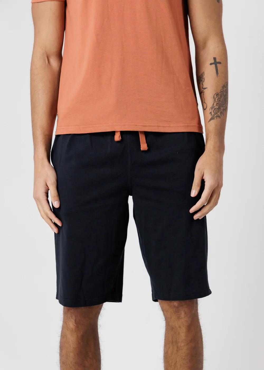 Tokyo Laundry Copper Cotton Crew Neck T-Shirt & Shorts Pyjama Set - XL Image 3