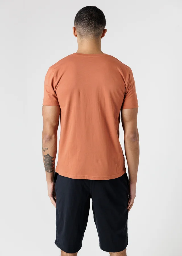 Tokyo Laundry Copper Cotton Crew Neck T-Shirt & Shorts Pyjama Set