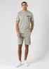 Tokyo Laundry Green Palm Print T-Shirt & Shorts Lounge Set - M Image 1