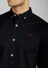 Tokyo Laundry Black Cotton Oxford Long Sleeve Shirt - L Image 3