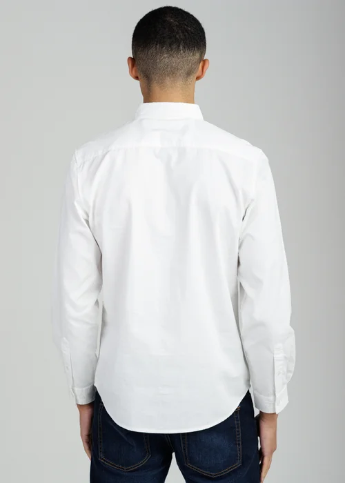 Tokyo Laundry White Cotton Oxford Long Sleeve Shirt - M Image 2