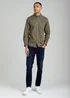 Tokyo Laundry Khaki Cotton Oxford Long Sleeve Shirt - M Image 5