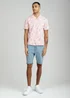 Tokyo Laundry Coral Cotton Short Sleeve Button-Up Tropical Print Shirt - M Image 5
