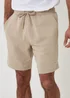 Threadbare Stone Sweat Shorts - M Image 4