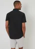 Threadbare Black Oxford Cotton Short Sleeve Shirt - S Image 2