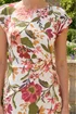 Roman Ivory Floral Print Wrap Twist Midi Dress - 16 Image 4