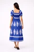 Style Cheat Knot Front Midi Dress Blue - 8 Image 4